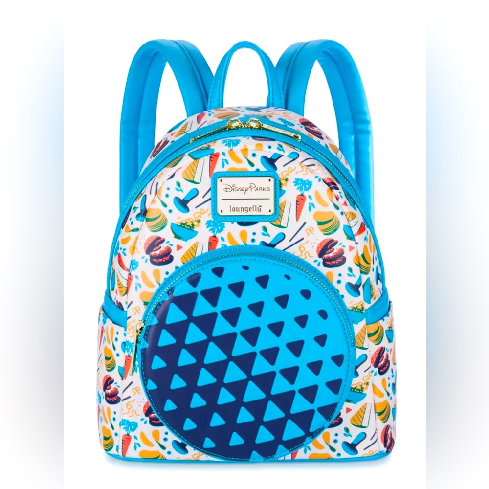 NWT Loungefly Disney 2023 Epcot Food & Wine Festival Official Mini Backpack